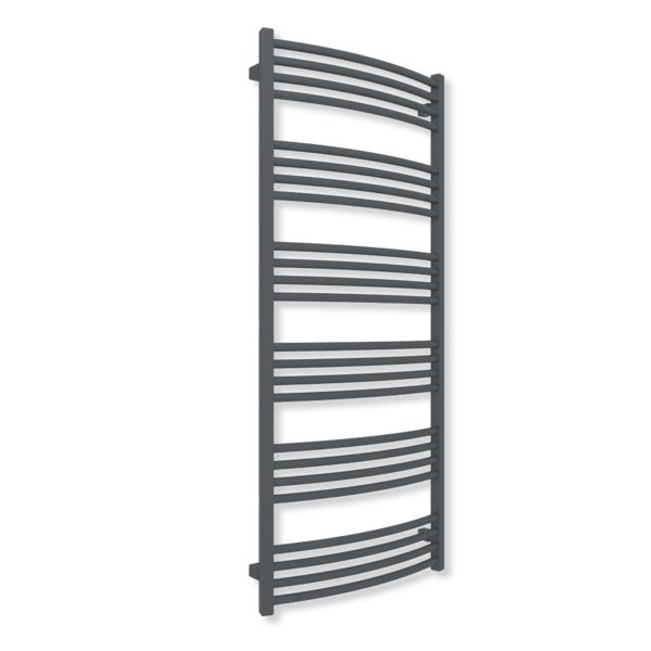 Grzejnik drabinkowy TERMA LENA, podłączenie Z8, wym. 1380 x 600 mm, kolor metaliczny szary (farba), moc 696W
