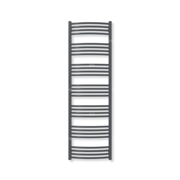 Grzejnik drabinkowy TERMA LENA, podłączenie ZX, wym. 1620 x 500 mm, kolor metaliczna czerń (farba), moc 698W