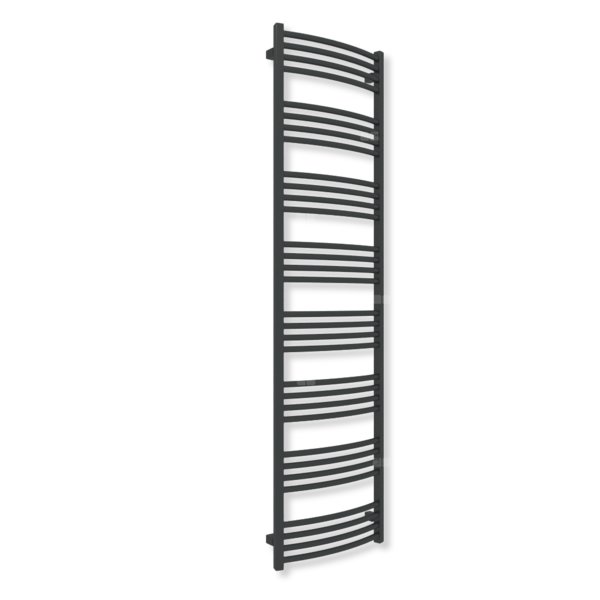 Grzejnik drabinkowy TERMA LENA, podłączenie ZX, wym. 1860 x 500 mm, kolor czarny jak kruk mat RAL9005 (farba), moc 802W