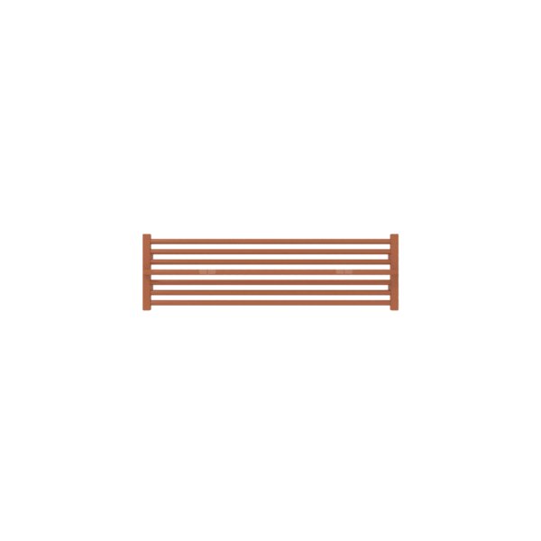 Grzejnik drabinkowy TERMA LIMA, podłączenie SX, wym. 300 x 1000 mm, kolor jasna miedź (farba), moc 290W