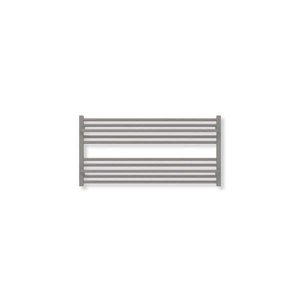 Grzejnik drabinkowy TERMA LIMA, podłączenie LX, wym. 500 x 1000 mm, kolor ciemne aluminium metaliczny RAL9007 (farba), moc 482W