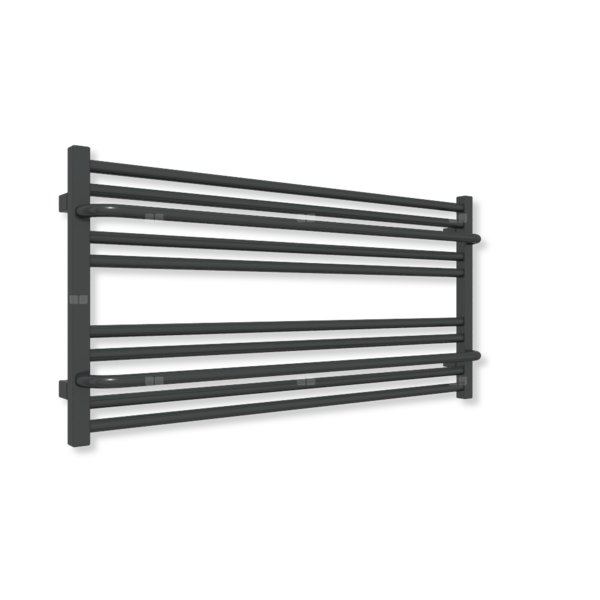 Grzejnik drabinkowy TERMA LIMA, podłączenie PX, wym. 500 x 1000 mm, kolor czarny RAL9011 (farba), moc 482W