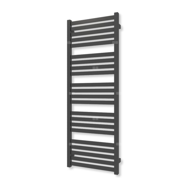 Grzejnik drabinkowy TERMA MARLIN, podłączenie Z1, wym. 1180 x 430 mm, kolor czarny sygnałowy mat RAL9004 (farba), moc 467W