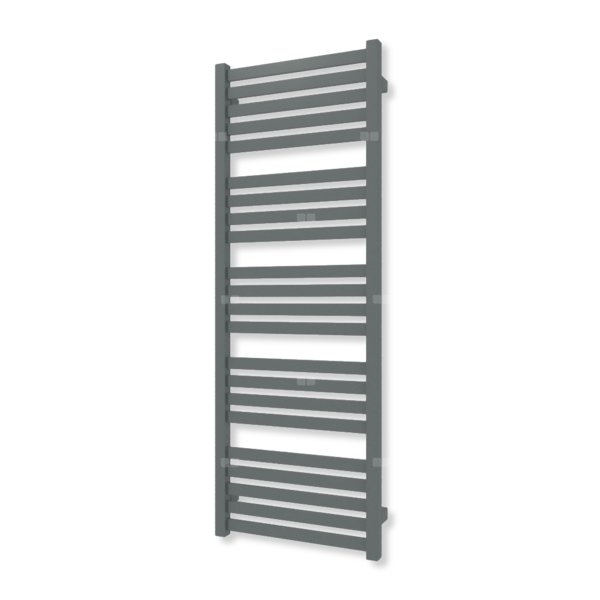 Grzejnik drabinkowy TERMA MARLIN, podłączenie Z1, wym. 1180 x 430 mm, kolor błyszcząca szarość (farba), moc 467W