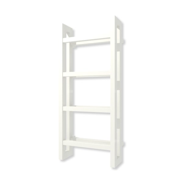 Grzejnik drabinkowy TERMA STAND, podłączenie PX, wym. 920 x 400 mm, kolor biały soft (farba), moc 434W