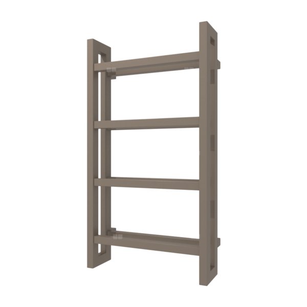 Grzejnik drabinkowy TERMA STAND, podłączenie SX, wym. 920 x 500 mm, kolor ral 7006 mat (farba), moc 486W