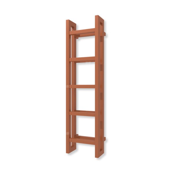 Grzejnik drabinkowy TERMA STAND, podłączenie SX, wym. 1150 x 300 mm, kolor jasna miedź (farba), moc 480W