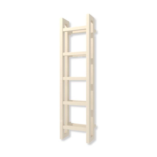 Grzejnik drabinkowy TERMA STAND, podłączenie SX, wym. 1150 x 300 mm, kolor musujący krem (farba), moc 480W