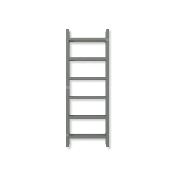Grzejnik drabinkowy TERMA STAND, podłączenie SX, wym. 1380 x 500 mm, kolor szary mysi RAL7005 (farba), moc 743W
