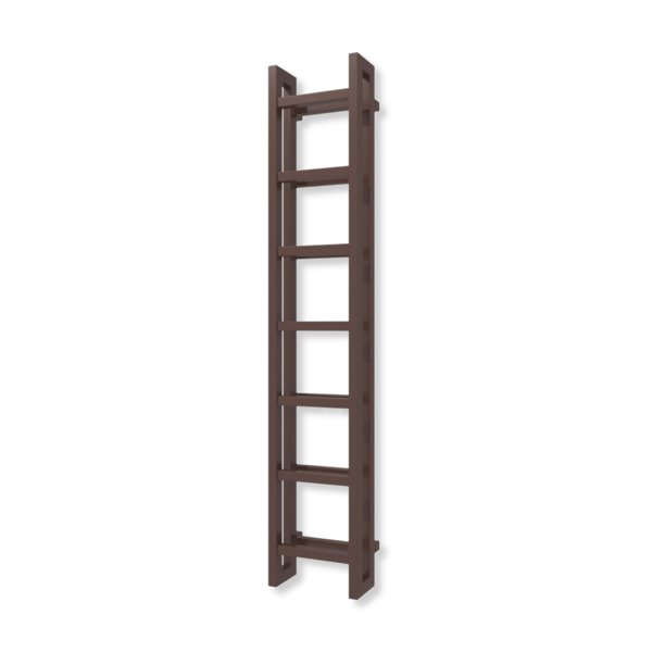 Grzejnik drabinkowy TERMA STAND, podłączenie SX, wym. 1610 x 300 mm, kolor ral 8016 mat (farba), moc 674W