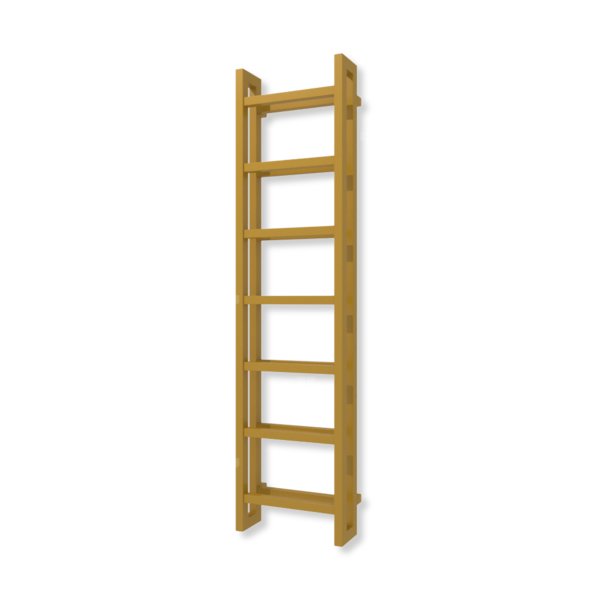 Grzejnik drabinkowy TERMA STAND, podłączenie SX, wym. 1610 x 400 mm, kolor oliwkowy RAL1027 (farba), moc 773W
