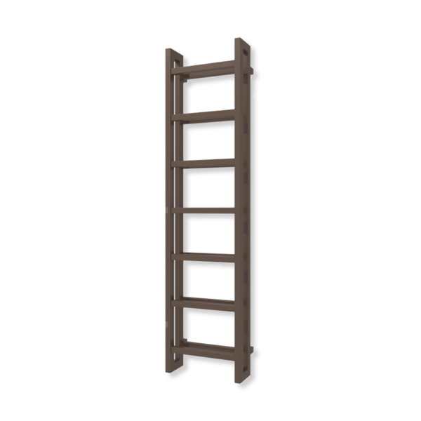 Grzejnik drabinkowy TERMA STAND, podłączenie SX, wym. 1610 x 400 mm, kolor szlachetny brąz (farba), moc 773W