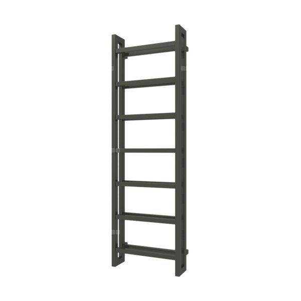 Grzejnik drabinkowy TERMA STAND, podłączenie SX, wym. 1610 x 500 mm, kolor ral 6007 mat (farba), moc 872W