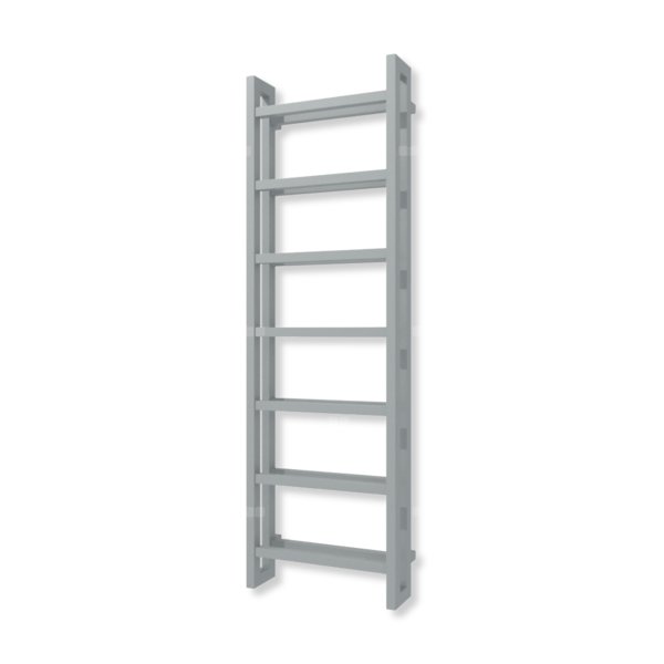 Grzejnik drabinkowy TERMA STAND, podłączenie SX, wym. 1610 x 500 mm, kolor metaliczny kamień (farba), moc 872W
