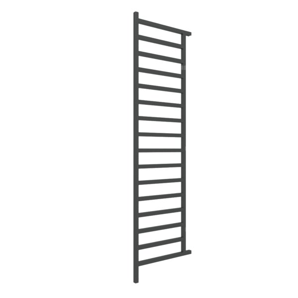 Grzejnik drabinkowy TERMA SIMPLE DW, podłączenie Z1, wym. 1990 x 500 mm, kolor czarny RAL9011 (farba), moc 707W