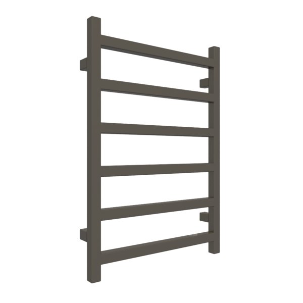 Grzejnik drabinkowy TERMA SIMPLE, podłączenie SX, wym. 720 x 500 mm, kolor ciemny brąz (farba), moc 262W
