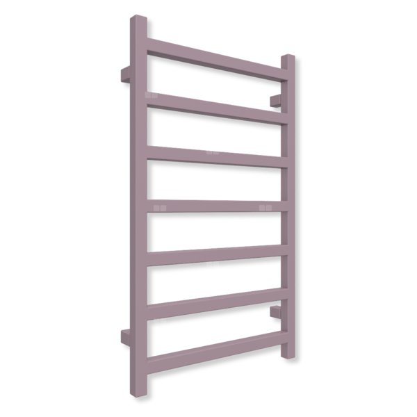 Grzejnik drabinkowy TERMA SIMPLE, podłączenie SX, wym. 840 x 500 mm, kolor fioletowy pastelowy RAL4009 (farba), moc 306W