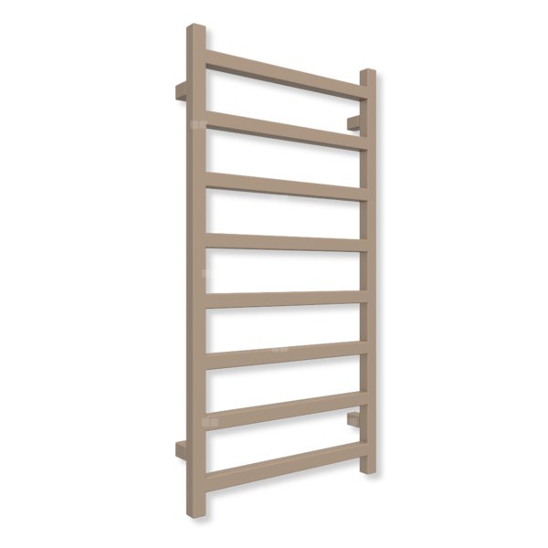 Grzejnik drabinkowy TERMA SIMPLE, podłączenie SX, wym. 960 x 500 mm, kolor irchowo-szary RAL1019 (farba), moc 351W