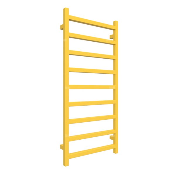Grzejnik drabinkowy TERMA SIMPLE, podłączenie SX, wym. 1080 x 500 mm, kolor żółty cynkowy RAL1018 (farba), moc 396W