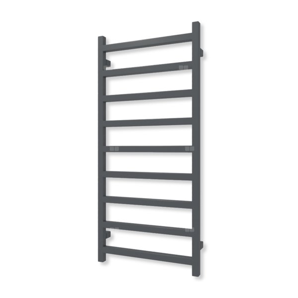 Grzejnik drabinkowy TERMA SIMPLE, podłączenie O8, wym. 1080 x 500 mm, kolor szary antracytowy RAL7016 (farba), moc 396W