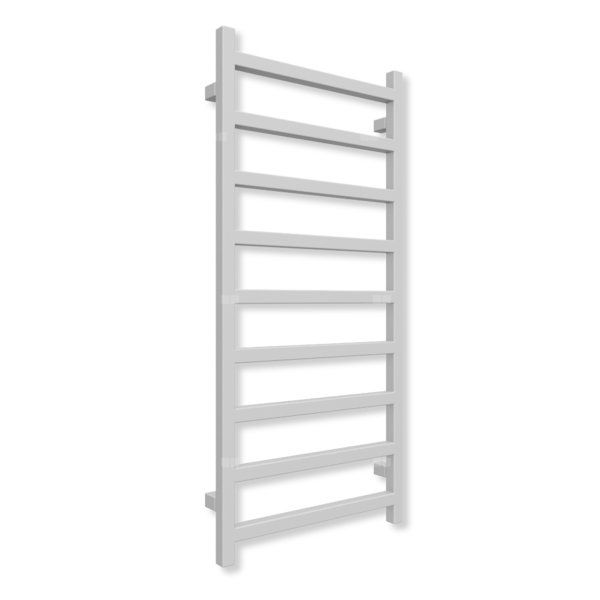 Grzejnik drabinkowy TERMA SIMPLE, podłączenie O1, wym. 1080 x 500 mm, kolor szary mleczny soft (farba), moc 396W