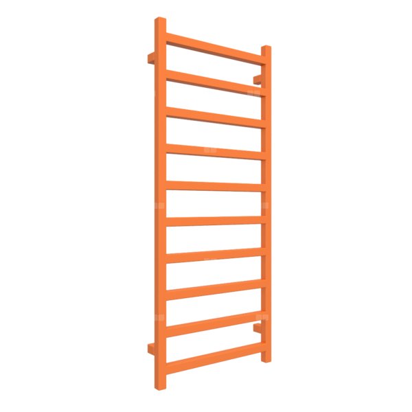 Grzejnik drabinkowy TERMA SIMPLE, podłączenie SX, wym. 1200 x 500 mm, kolor pomarańczowy średni RAL2003 (farba), moc 440W