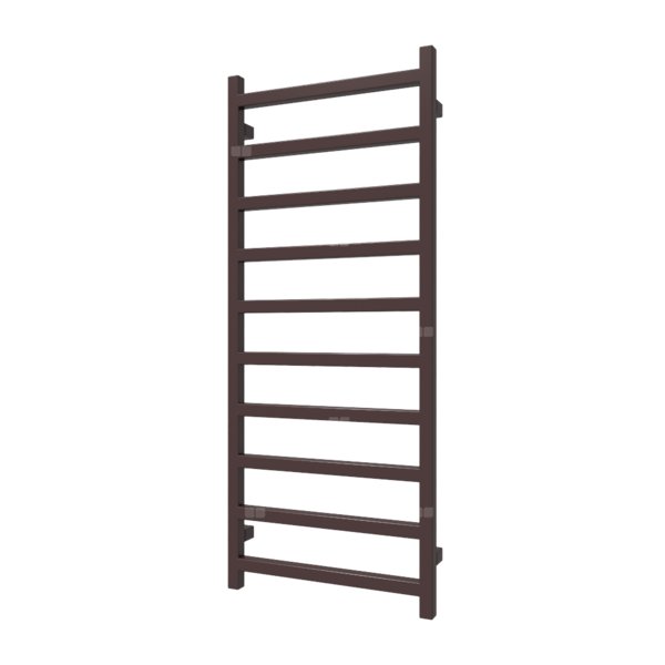 Grzejnik drabinkowy TERMA SIMPLE, podłączenie O1, wym. 1200 x 500 mm, kolor ciemny wiśniowy RAL3007 (farba), moc 440W