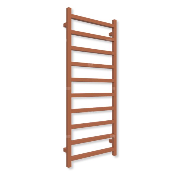 Grzejnik drabinkowy TERMA SIMPLE, podłączenie Z8, wym. 1200 x 500 mm, kolor jasna miedź (farba), moc 440W