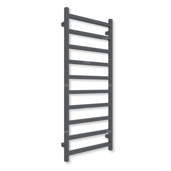 Grzejnik drabinkowy TERMA SIMPLE, podłączenie SX, wym. 1200 x 500 mm, kolor szterling (farba), moc 440W