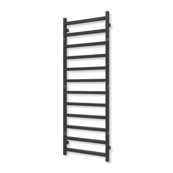 Grzejnik drabinkowy TERMA SIMPLE, podłączenie Z1, wym. 1440 x 500 mm, kolor czarny jak kruk połysk RAL9005 (farba), moc 529W