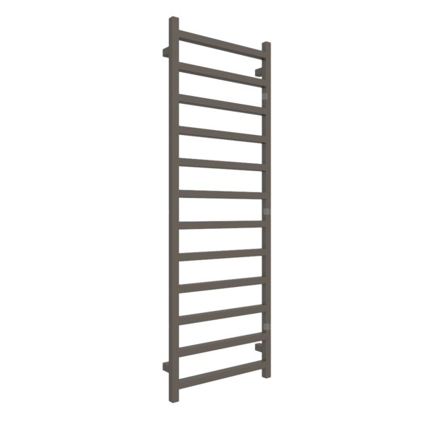 Grzejnik drabinkowy TERMA SIMPLE, podłączenie O1, wym. 1440 x 500 mm, kolor szary brązowy RAL7013 (farba), moc 529W