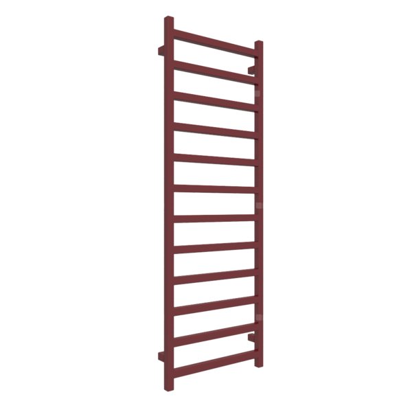 Grzejnik drabinkowy TERMA SIMPLE, podłączenie SX, wym. 1440 x 500 mm, kolor groovy czerwony (farba), moc 529W