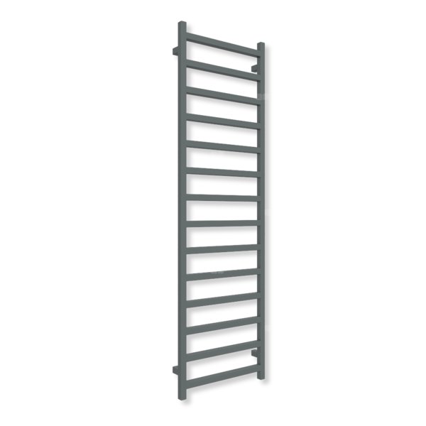 Grzejnik drabinkowy TERMA SIMPLE, podłączenie SX, wym. 1680 x 500 mm, kolor błyszcząca szarość (farba), moc 618W