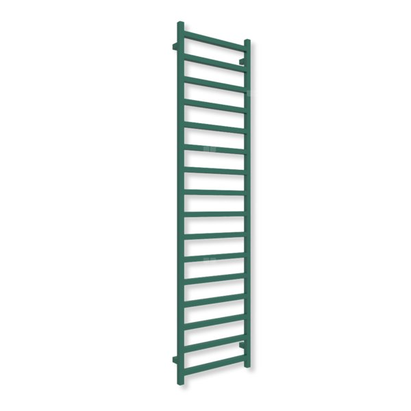 Grzejnik drabinkowy TERMA SIMPLE, podłączenie Z8, wym. 1920 x 500 mm, kolor zielony opal RAL6026 (farba), moc 707W