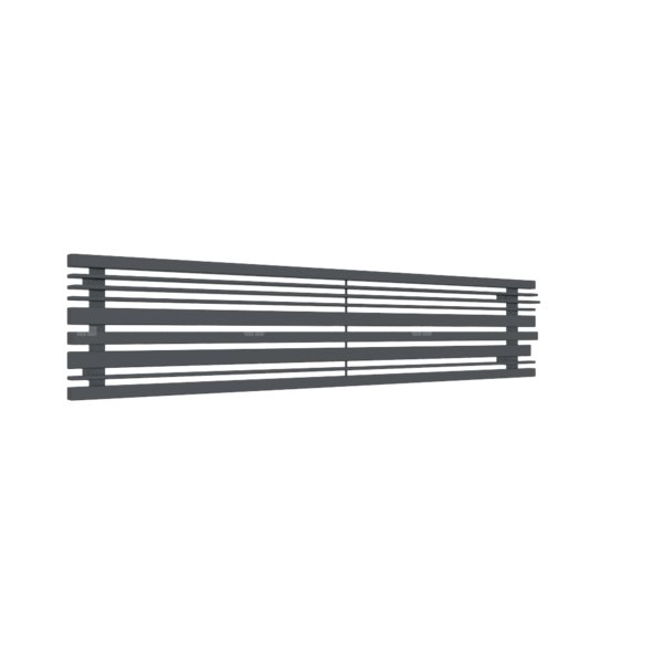 Grzejnik drabinkowy TERMA SHERWOOD H, podłączenie O8, wym. 330 x 1600 mm, kolor metaliczny szary