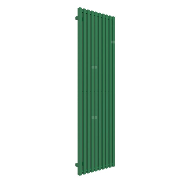 Grzejnik dekoracyjny TERMA TRIGA, moc  1074W, 1700x480 mm, zielony miętowy RAL6029 (farba), podłączenie: zx