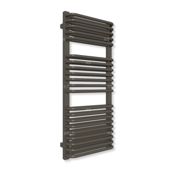 Grzejnik drabinkowy TERMA TYTUS, podłączenie SX, wym. 1020 x 440 mm, kolor brąz anodowy (farba), moc 666W