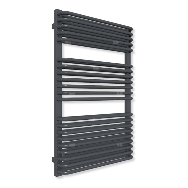 Grzejnik drabinkowy TERMA TYTUS, podłączenie Z1, wym. 1020 x 640 mm, kolor metaliczna czerń (farba), moc 943W