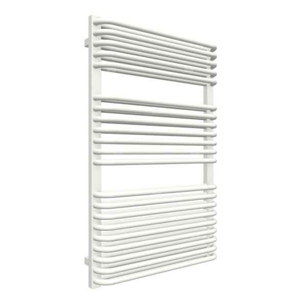 Grzejnik drabinkowy TERMA TYTUS, podłączenie ZX, wym. 1020 x 640 mm, kolor biały soft (farba), moc 943W