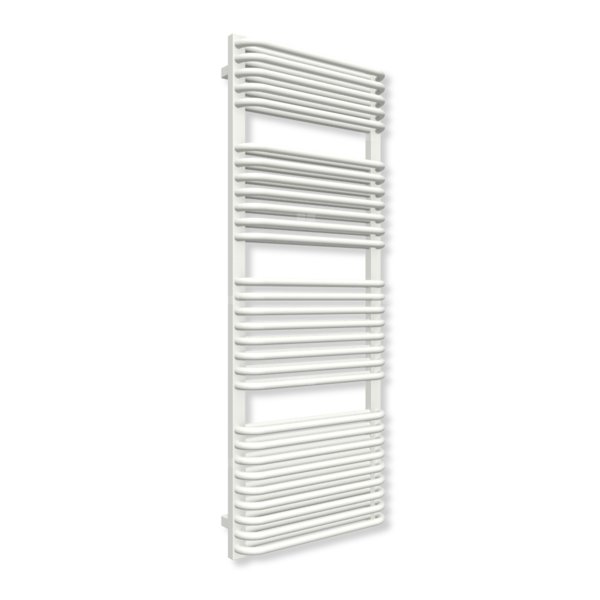 Grzejnik drabinkowy TERMA TYTUS, podłączenie ZX, wym. 1420 x 540 mm, kolor biały soft (farba), moc 1126W