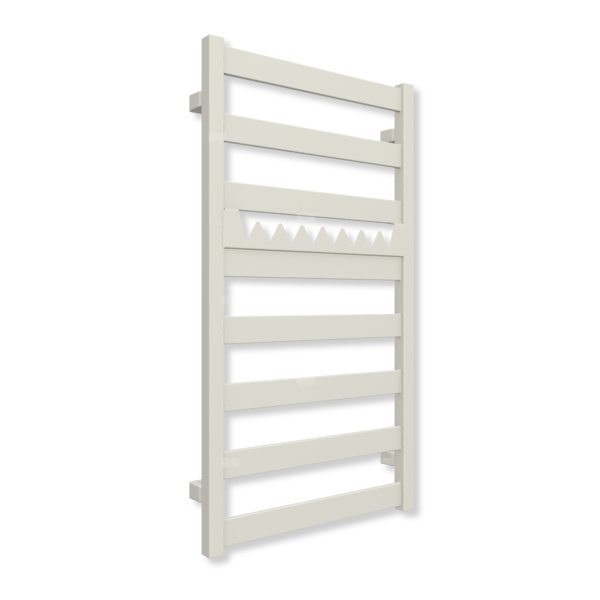 Grzejnik drabinkowy TERMA VIVO, podłączenie SX, wym. 910 x 500 mm, kolor biało-szary RAL9002 (farba), moc 350W