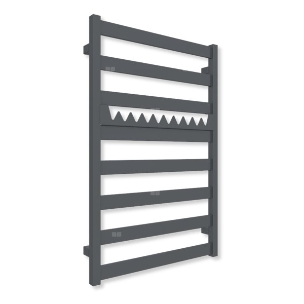 Grzejnik drabinkowy TERMA VIVO, podłączenie SX, wym. 910 x 600 mm, kolor granit (farba), moc 405W