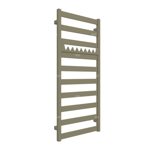 Grzejnik drabinkowy TERMA VIVO, podłączenie SX, wym. 1150 x 500 mm, kolor zielony trzcinowy RAL6013 (farba), moc 433W