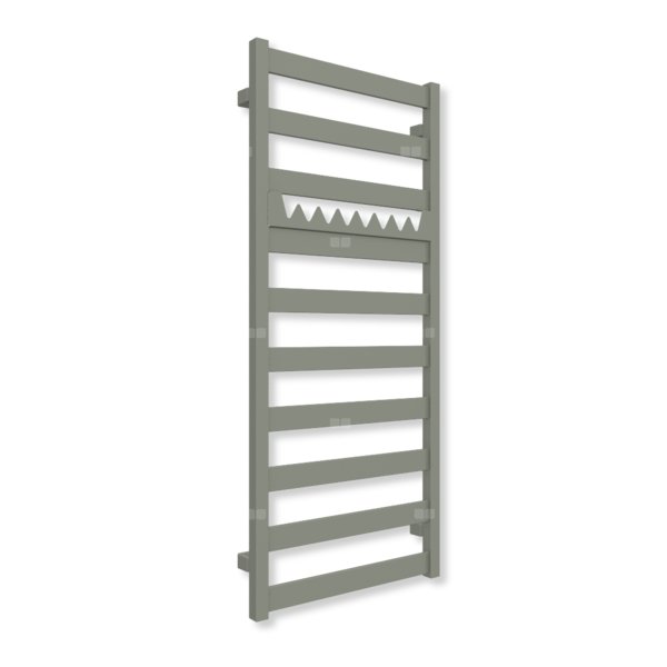 Grzejnik drabinkowy TERMA VIVO, podłączenie SX, wym. 1150 x 500 mm, kolor szary cementowy RAL7033 (farba), moc 433W