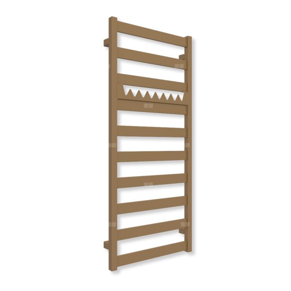 Grzejnik drabinkowy TERMA VIVO, podłączenie SX, wym. 1150 x 500 mm, kolor halo (farba), moc 433W