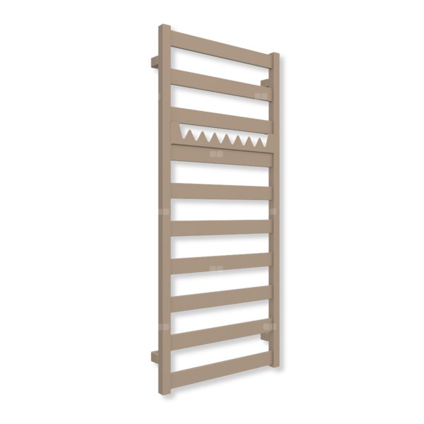 Grzejnik drabinkowy TERMA VIVO, podłączenie Z1, wym. 1150 x 500 mm, kolor kwarc (farba), moc 433W