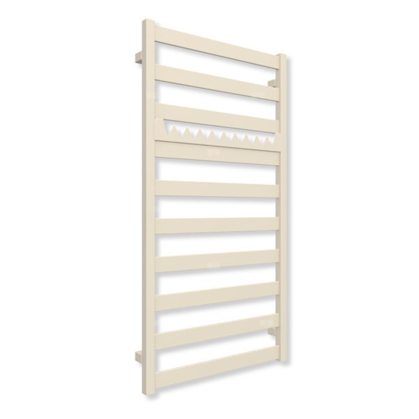 Grzejnik drabinkowy TERMA VIVO, podłączenie SX, wym. 1150 x 600 mm, kolor biały ostrygowy RAL1013 (farba), moc 501W