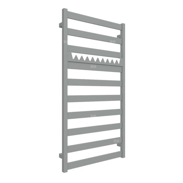 Grzejnik drabinkowy TERMA VIVO, podłączenie SX, wym. 1150 x 600 mm, kolor stal nierdzewna (farba), moc 501W