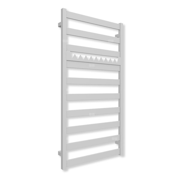 Grzejnik drabinkowy TERMA VIVO, podłączenie ZX, wym. 1150 x 600 mm, kolor szary mleczny soft (farba), moc 501W