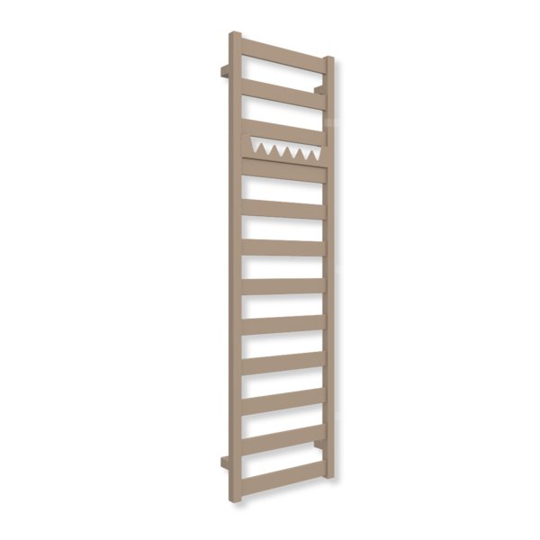 Grzejnik drabinkowy TERMA VIVO, podłączenie SX, wym. 1390 x 400 mm, kolor kwarc (farba), moc 434W